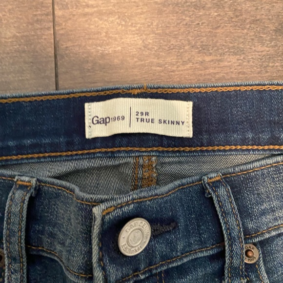 Gap True Skinny Stretch Mid Rise Jeans 29R (NWT) - Picture 9 of 11